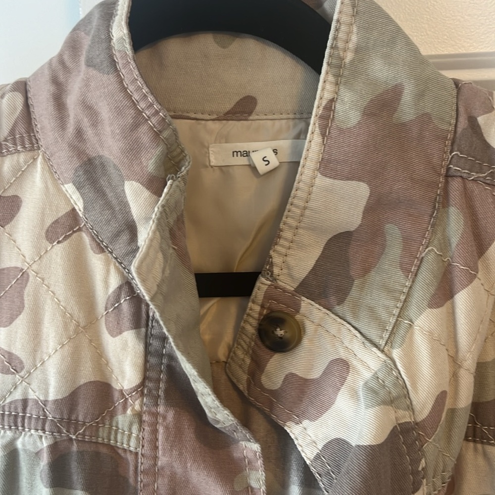 Camo Utility Quilted Cargo Jacket - Picture 2 of 4